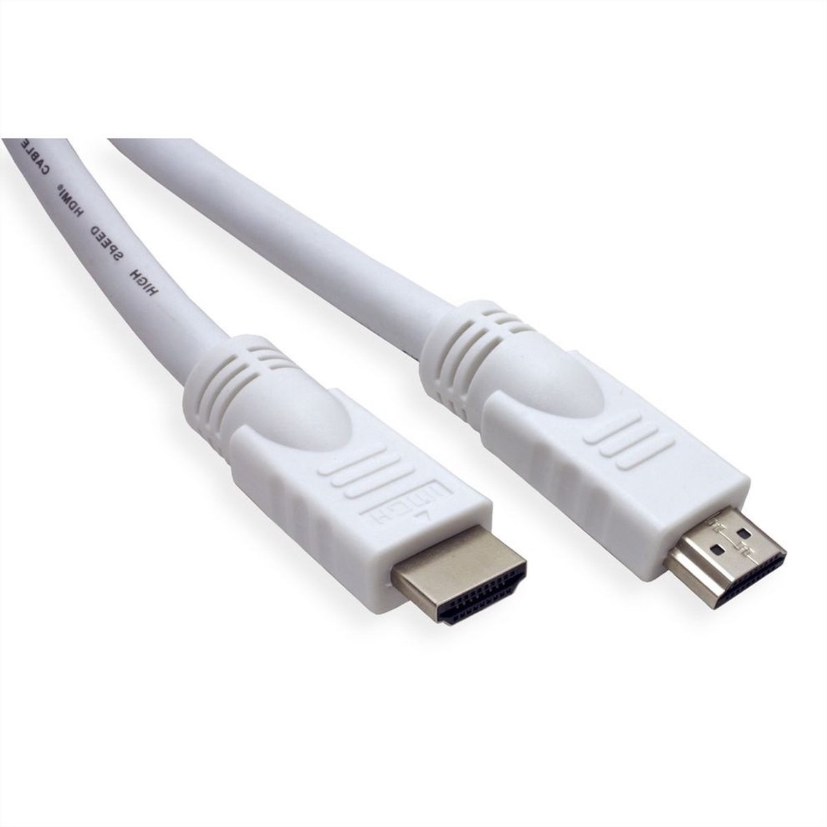 HDMI kabel - versie 1.4 (4K 30Hz) - CCS aders / wit - 1 meter