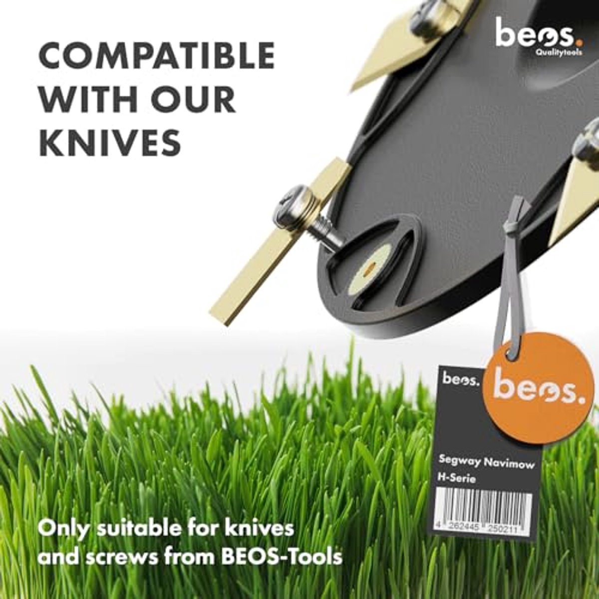 Afbeelding 3 van Premium Robotmaaier Tuning Bladschijf Met 6 Messen - Ø 184 mm - Compatibel Met H-Serie