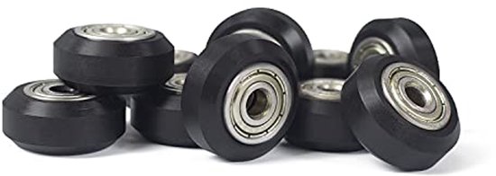 QWORK 10 Stuks 3D printermodellen katrol, POM 625zz lineaire lager plastic katrol, voor CR10 / Ender 3-serie, Chiron, Tevo Tarantula-printers QWORK 10 Stuks 3D printermodellen katrol, POM 625zz lineaire lager plastic katrol, voor CR10 / Ender 3-serie, Chiron, Tevo Tarantula-printers