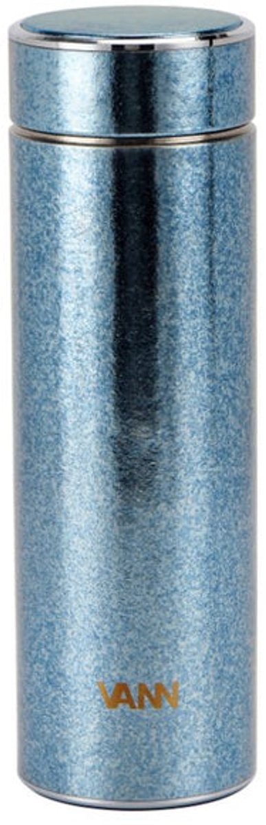 VANN® Titanium thermosfles met theefilter - Thermosbeker van Titanium 8 uur warm / 12 uur koud - Hypoallergeen en geen staal smaak
