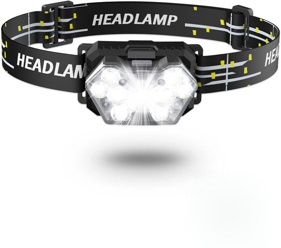 Sander Shop led-hoofdlamp – 2000 lumen – 6 lichtmodi – IPX5 waterdicht