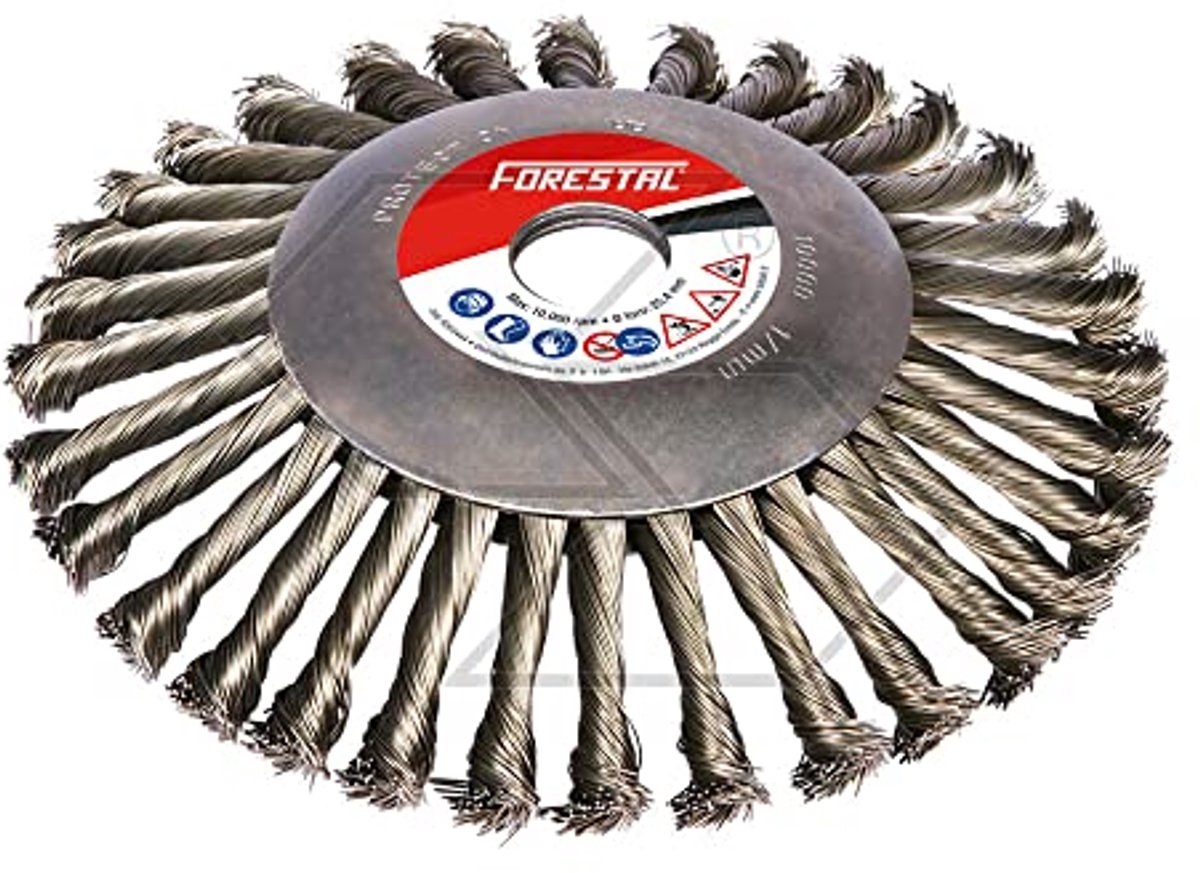 Universele borstelkop voor onkruidverdelger - 200 mm diameter, 25,4 mm gat