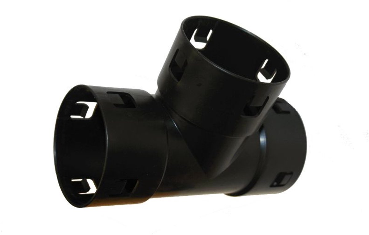 Drainage T-stuk 50mm klikverbinding