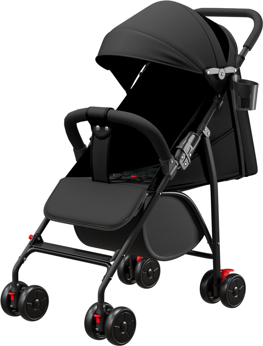 PIPIPOXER Kinderwagen, opvouwbare buggy, sportwagen,