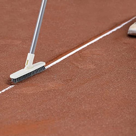 Schrobborstel met lange steel en draaibare kop voor voegen en tegelvloeren — afbeelding 5