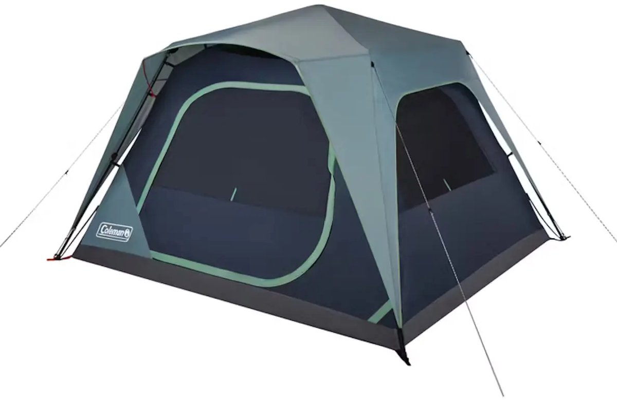 Coleman Skylodge 6 tent, 6 persoons kampeertent 305x274x188 cm, kleur blauw grijs 11KG