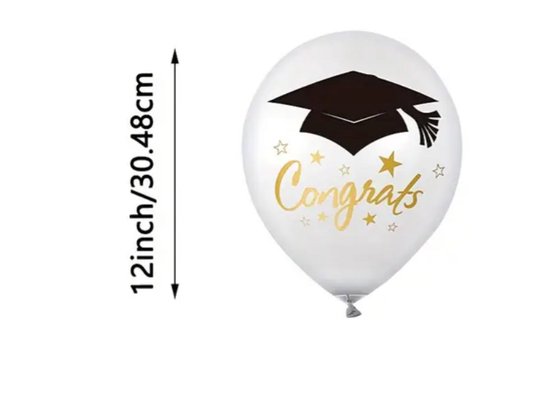 Ballon afstudeer ballonnen 25 stuks