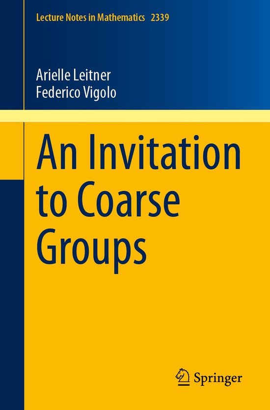 Mathematics and Statistics (R0) - An Invitation to Coarse Gr ... - cover