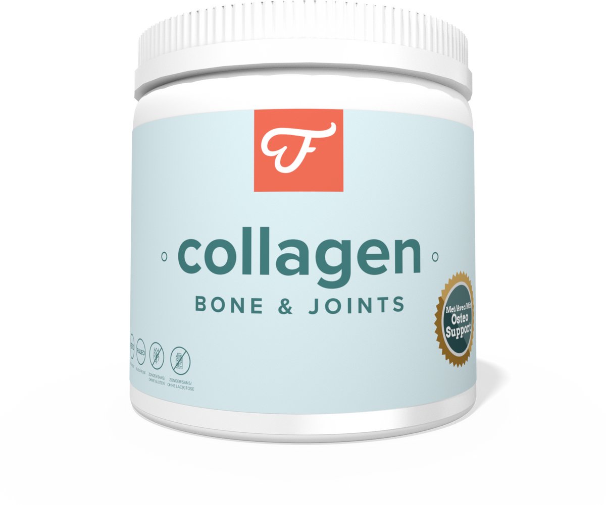 Bol.com Foodie Collagen Bone & Joints - Collageenpoeder - Collageen Type 1 & 3 - Collageen type 2 - Calcium - Met OsteoSupport b... aanbieding