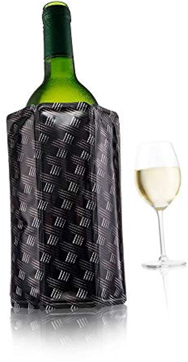 Actieve Wijn- en Champagnekoeler voor 0.75-1.0L - Rattan Motief