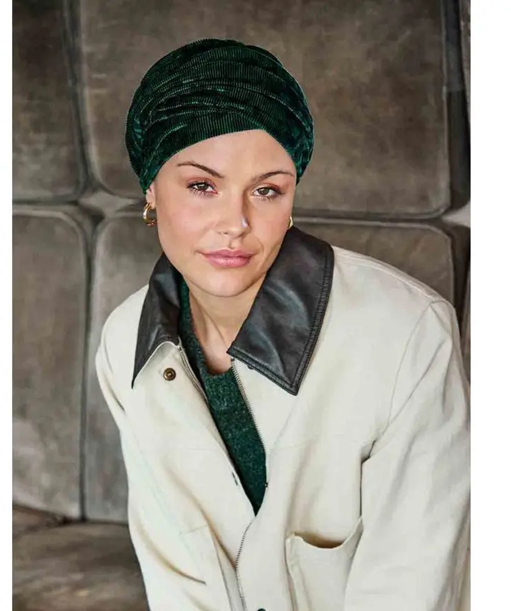 hoczoya v turban - viva headwear - chemo - alopecia