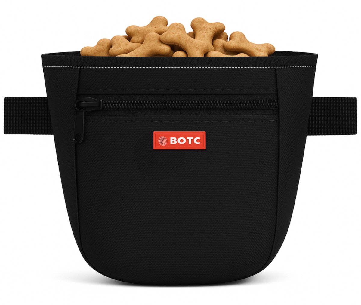 Bol.com BOTC Beloningstasje voor Honden - Beloningszakje - Beloningstasje - Honden Snoepjes – Beloningszakje - Zwart aanbieding