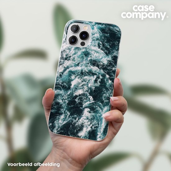 Étui Case Company® - Compatible avec Oppo Reno12 Pro - Motif vagues - Coque souple - Protection intégrale et protection des bords de l'écran