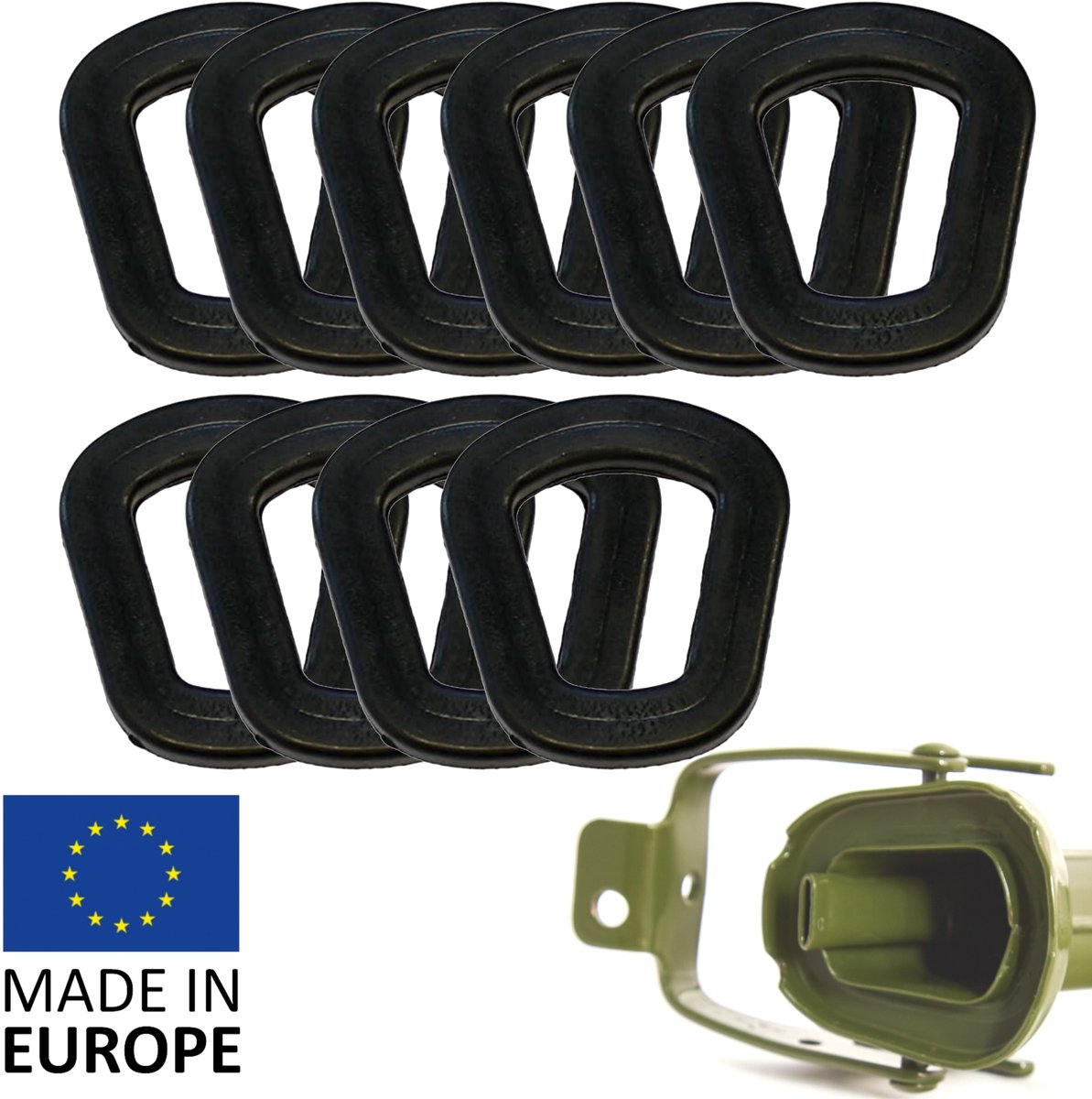 BW® 10x vervangende afdichting voor schenktuit voor brandstoftanks metalen benzinetanks - 10 stuks - Gemaakt in Europa