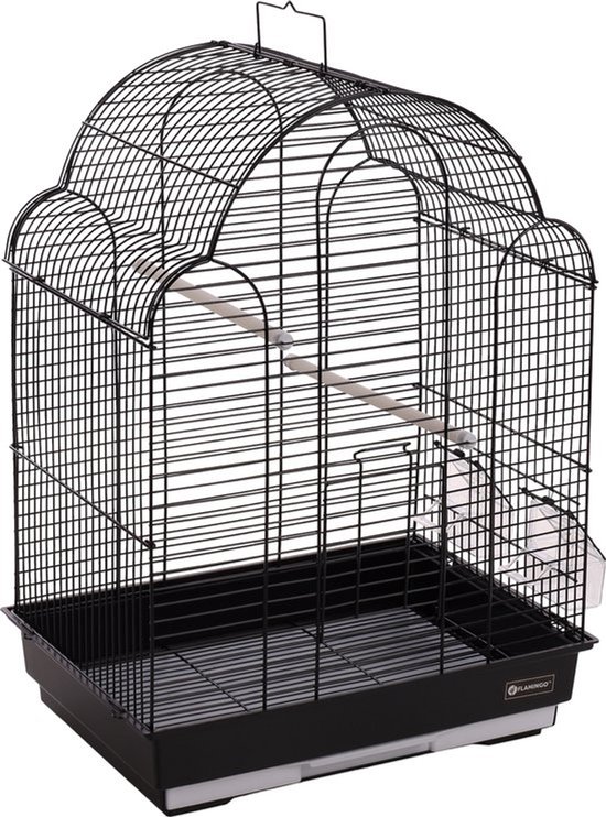 Vogelkooi - Parkietenkooi - Kanariekooi - Zwart 42x30x58cm