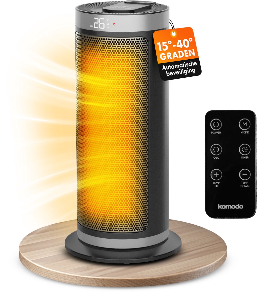 Lopoleis® Elektrische Kachel Keramische Kachel Elektrische verwarming Keramische Heater Draagbaar en