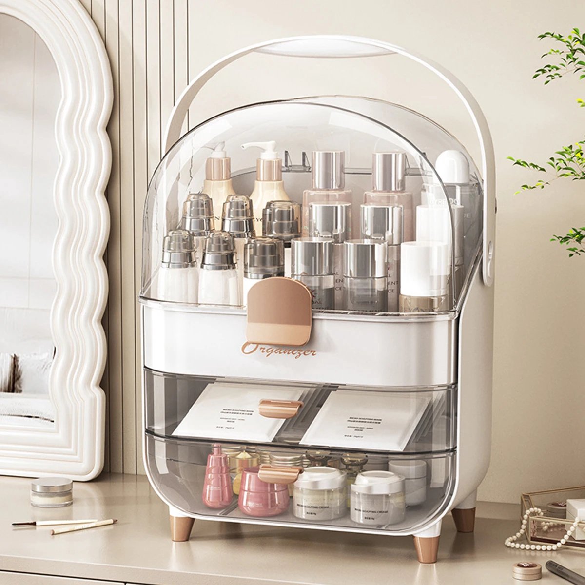 Luxura Elegant Series - Make-up Organizer - Grote Capaciteit - Stofdicht - Draagbaar