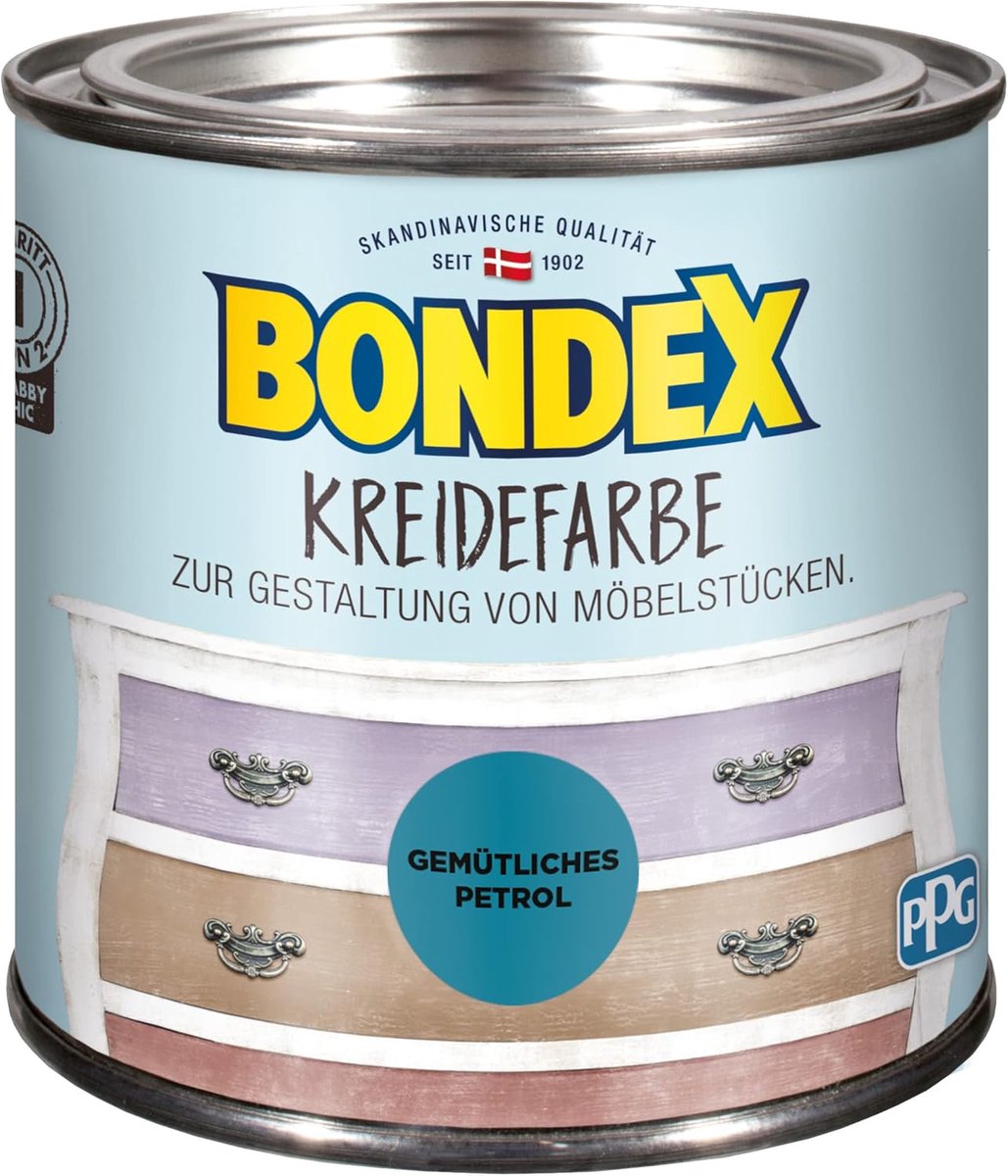 Bondex Chalk Paint Cozy Petrol - 0,5L - 386533