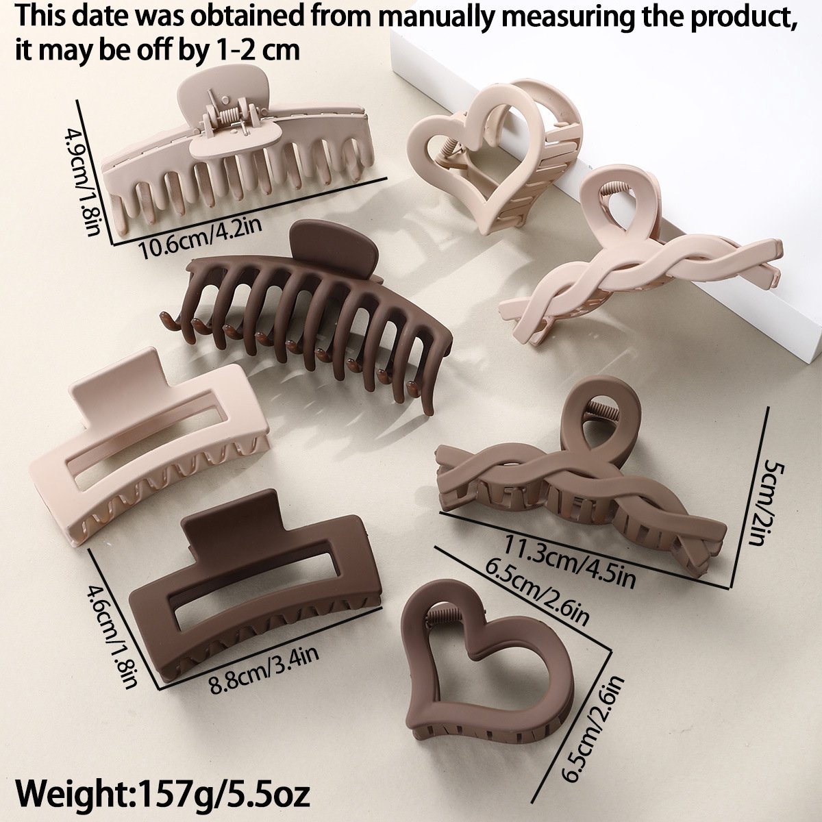 Haarspeld ring set haarspeld gripclip shark clip parel ring combinatie set, set 1