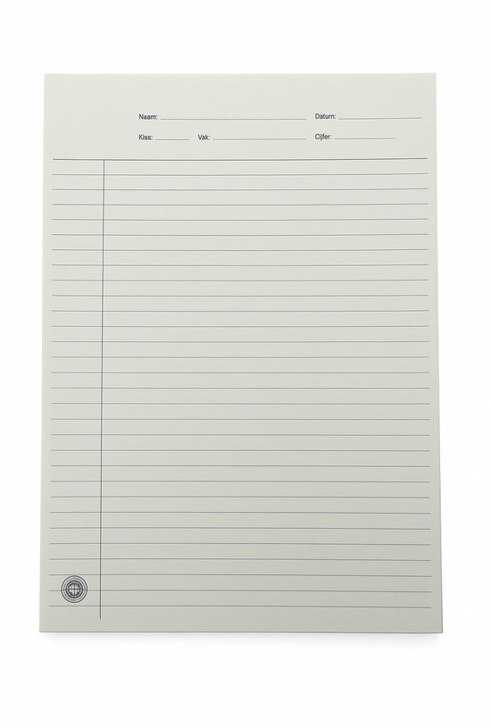Foto: Proefwerkpapier a4 lijn 80 gram 500 vel wit