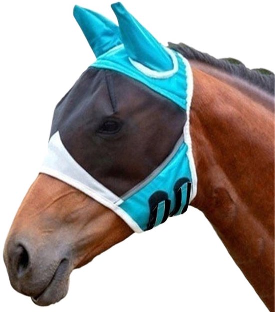 Stretch Comfort Pro vliegenmasker met rits (zonder neusbeschermer