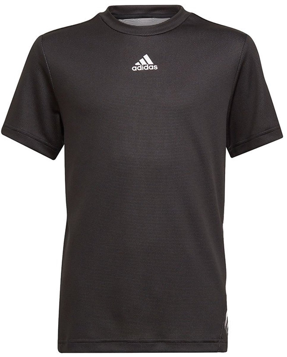Adidas Aeroready T-shirt Met Korte Mouwen 8-9 Years Jongens Zwart
