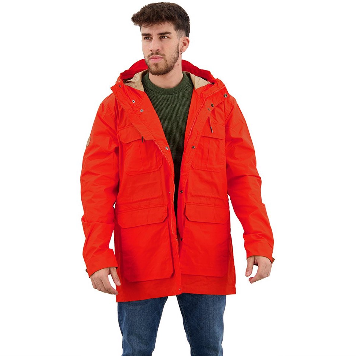 Superdry Mountain Jas L Man Oranje