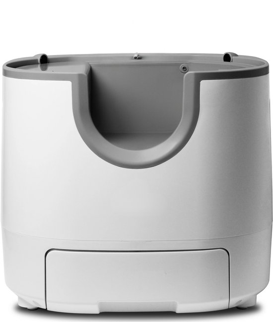 Automatische zelfreinigende kattenbak open top, stil 40 dB, groot afvalcompartiment, geschikt voor meerdere katten, tot 15 dagen opvang