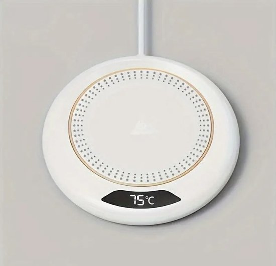 Flavers - chauffe-tasse - Wit - plaque chauffante - chauffe-tasse Wit - chauffe-tasse - dessous de verre chauffant - chauffe-tasse - chauffe-tasse USB - chauffe-café - chauffe-plats