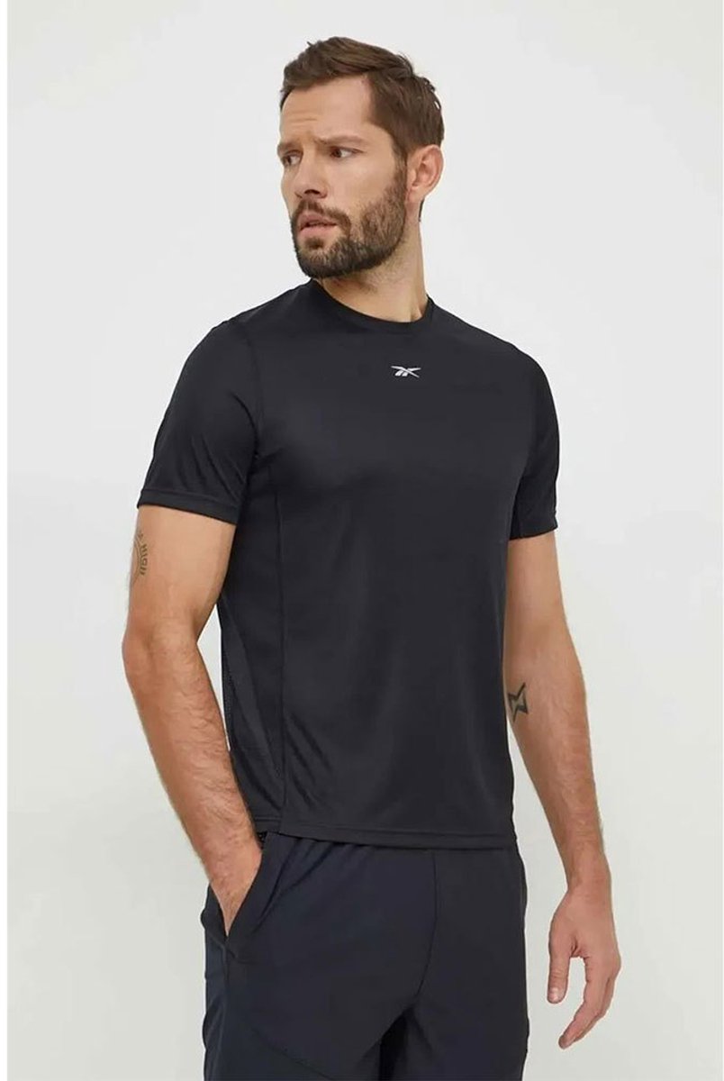 Reebok Running Speedwick T-shirt Met Korte Mouwen S Man Zwart