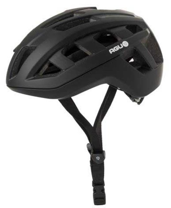 AGU Sleek - Fietshelm - Wielrenhelm - Mountainbikehelm - In-mould - Zwart - 54-58cm - 10 Ventilatieopeningen - Direct-dial verstelsysteem - Gerecycled materiaal — afbeelding 4