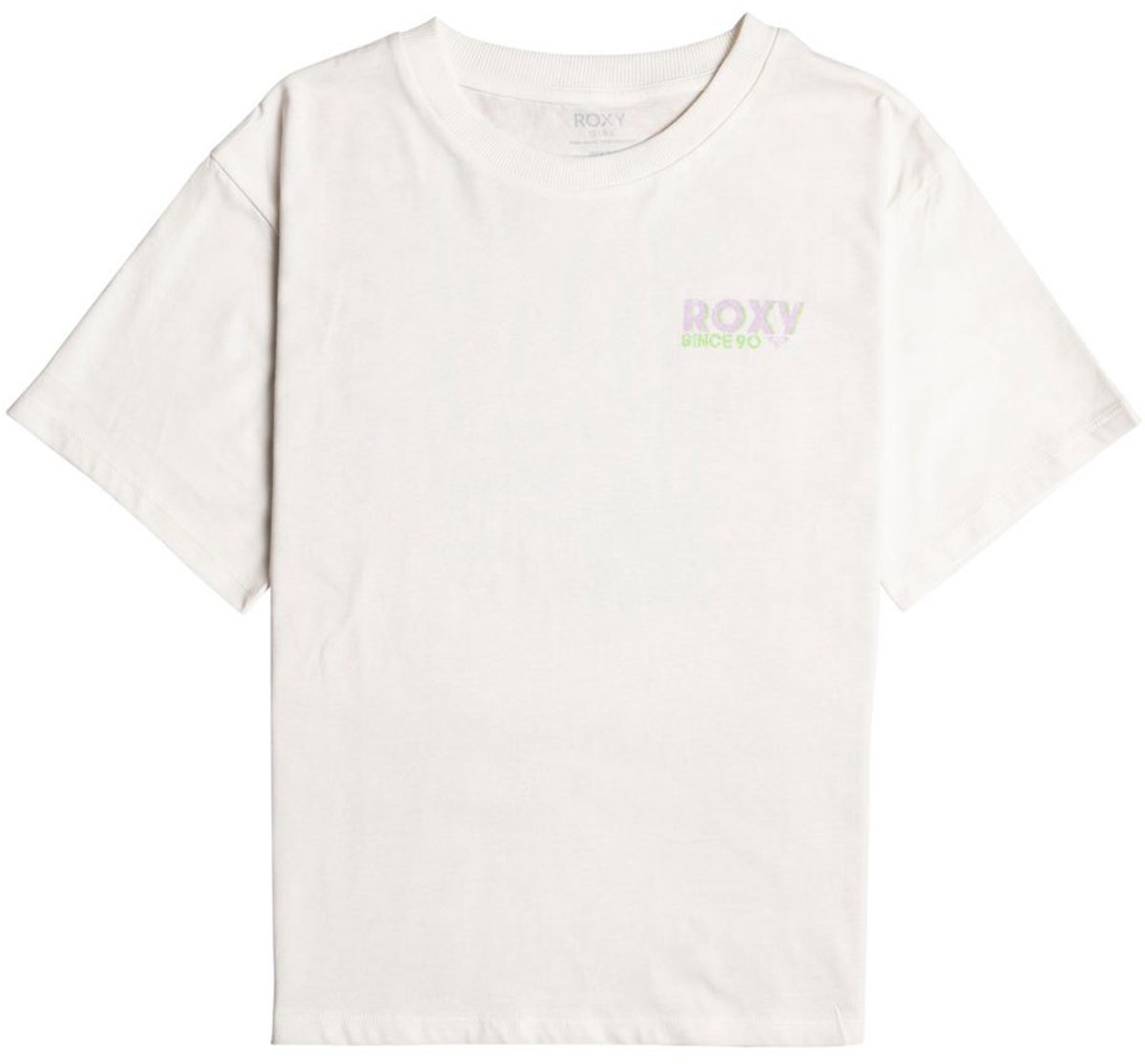 Roxy Gone To California T-shirt Met Korte Mouwen 16 Years Meisje Wit