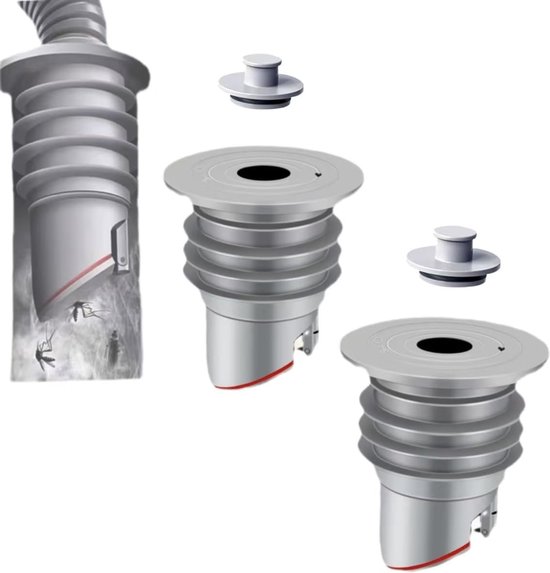 45-50mm Wasmachine Afdichting Slangstop, Grijs Afvoerslang voor ...