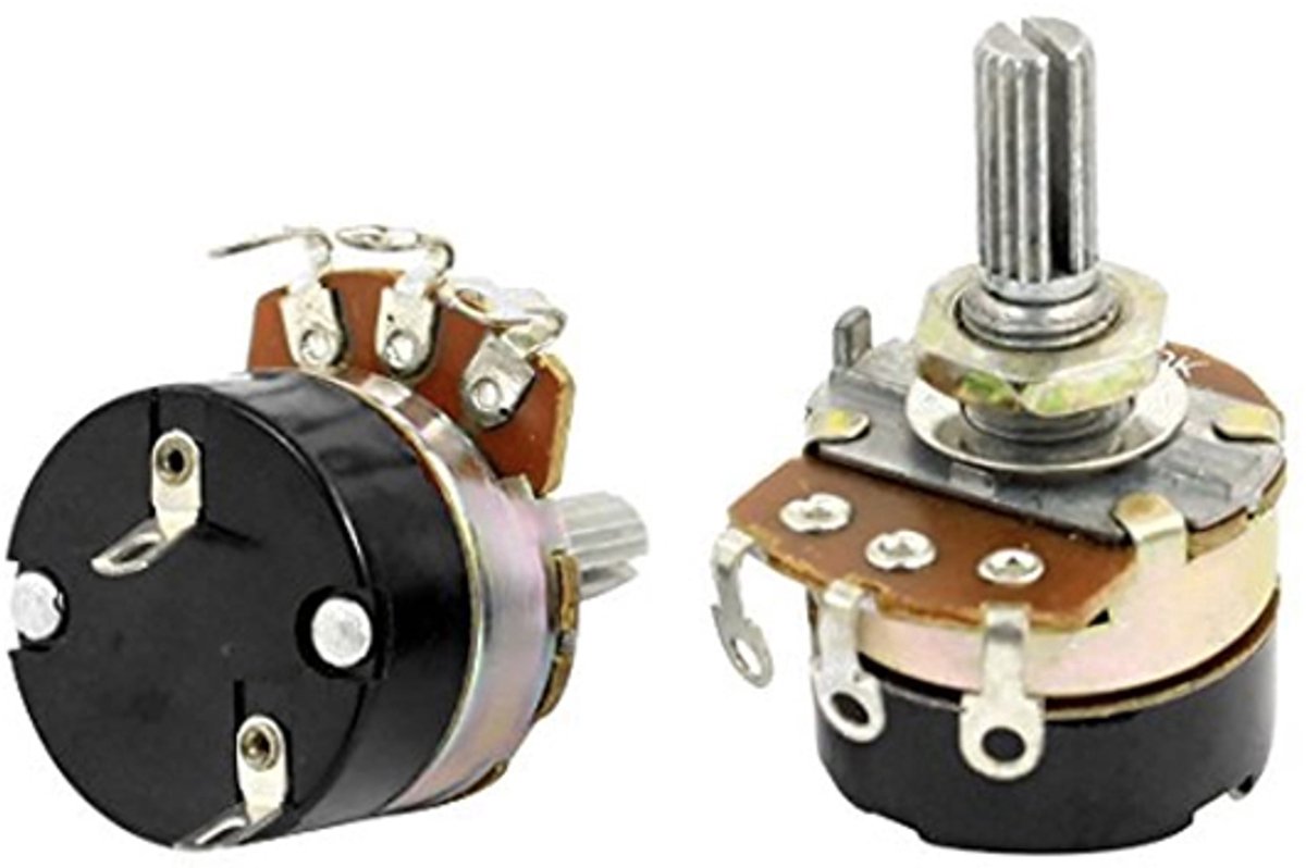 WH138-1 B250K Rotary Potentiometer met Schakelaar – B250K – 6mm As