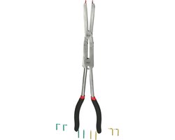 KS TOOLS Dubbelgebroken borgveertang voor buitenste borgringen me...