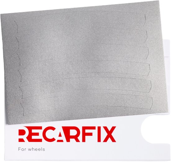 Patchs adhésifs pour jantes BMW Ferric Grey – Réparation de jantes auto-adhésives pour les dommages causés aux bordures