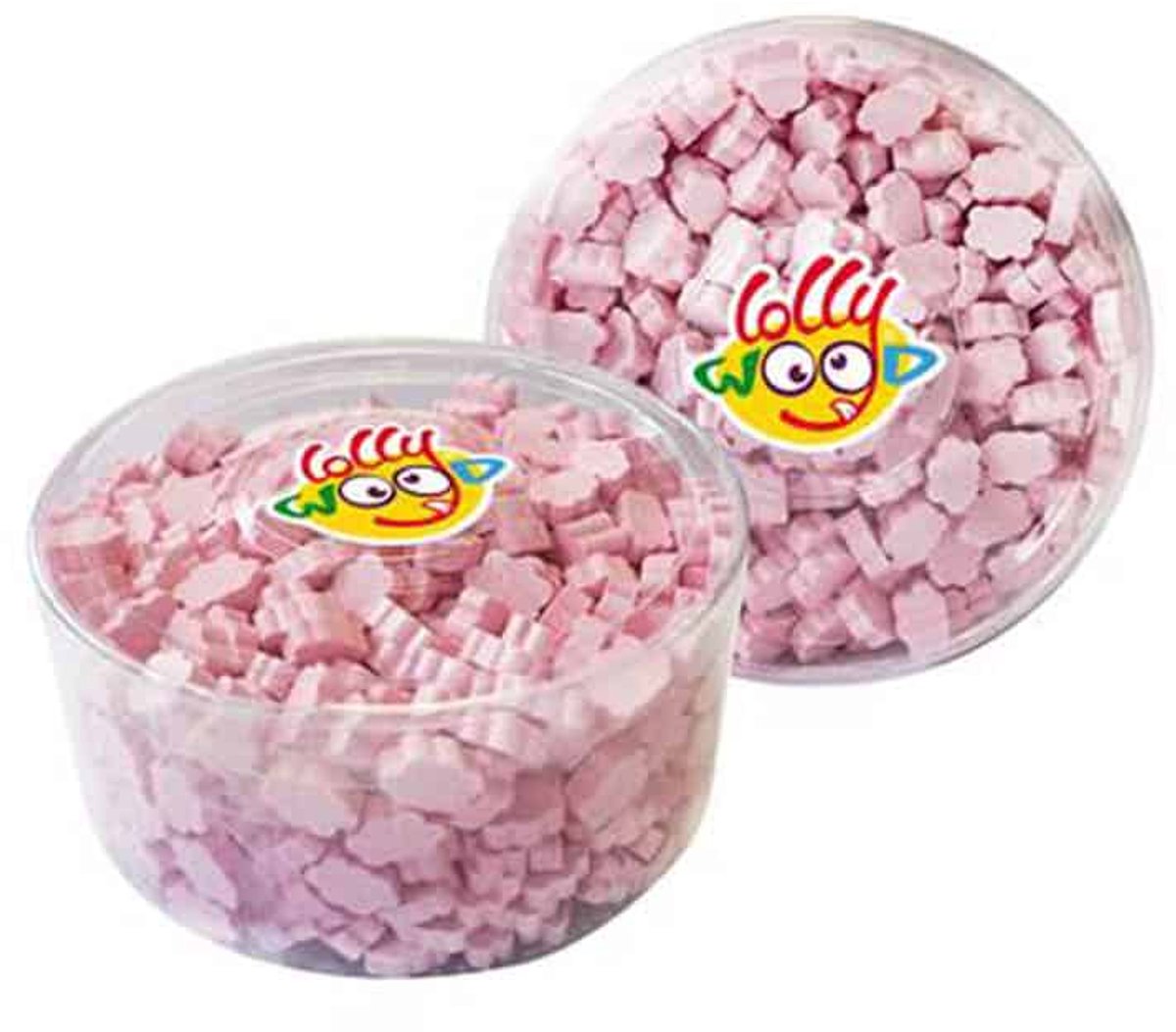 Lollywood Dextrose Wolkjes Roze - 850 gram