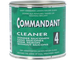 Commandant Cleaner 4 - Autolak reinigen - Geeft nieuwe glans - Polijstende werking - Verwijdert krasjes - Siliconen Vrij - Inhoud 500g