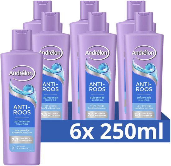 Andrélon - Shampoo - Anti-Roos - 6 x 250 ml