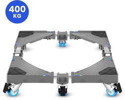 VanDijck Wasmachine Verhoger - 8 Wielen - Verstelbaar 56-91 cm - Max 400 kg