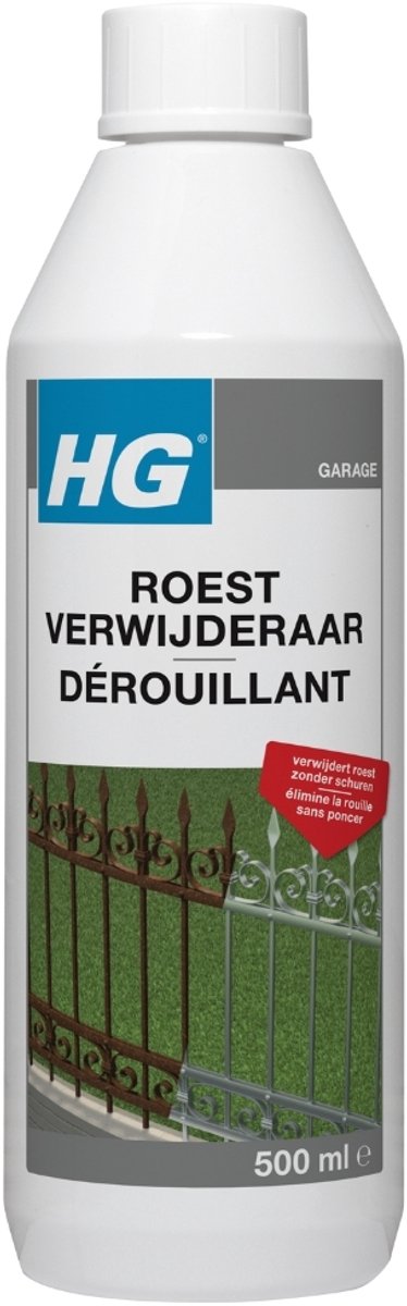 1 x HG Roestverwijderaar 500 ml - Roestverwijderaar - Roestverwijderen - Roestwerende Werking - Metaal Behandelen - Hekken Reinigen
