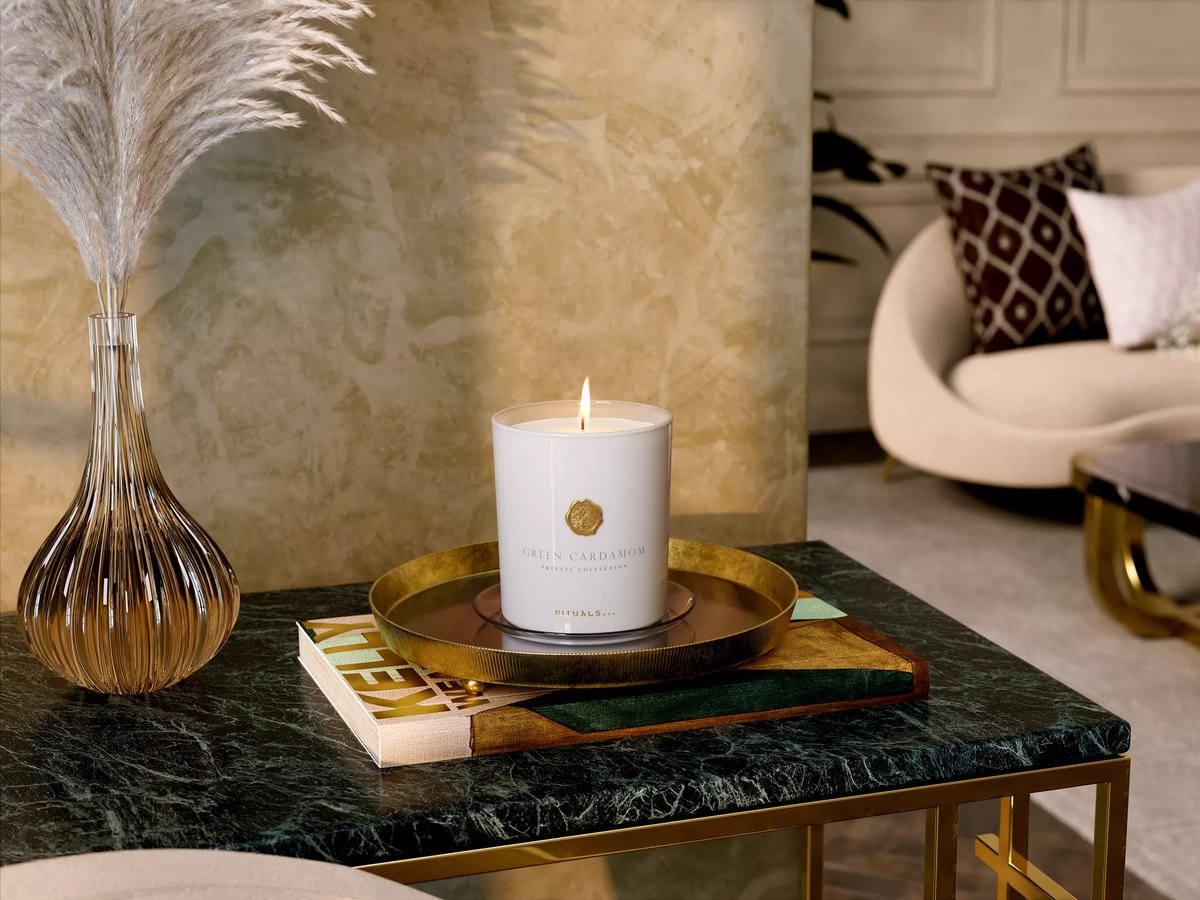 RITUALS Green Cardamom キャンドル 360g Rituals - Green Cardamom - Candle 360 gram - Kaars 360 gram | bol