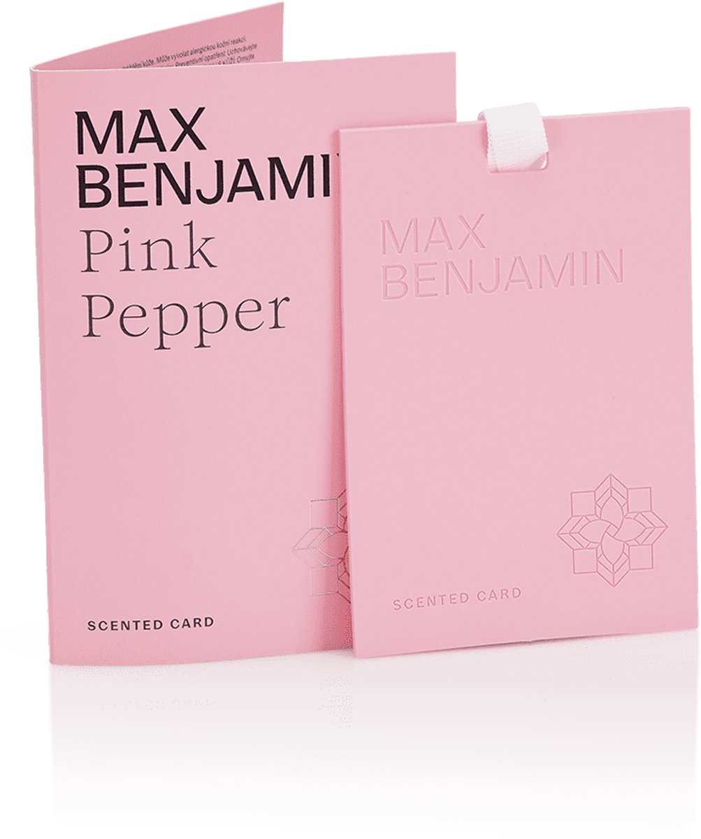 Max Benjamin - geurkaart - pink pepper