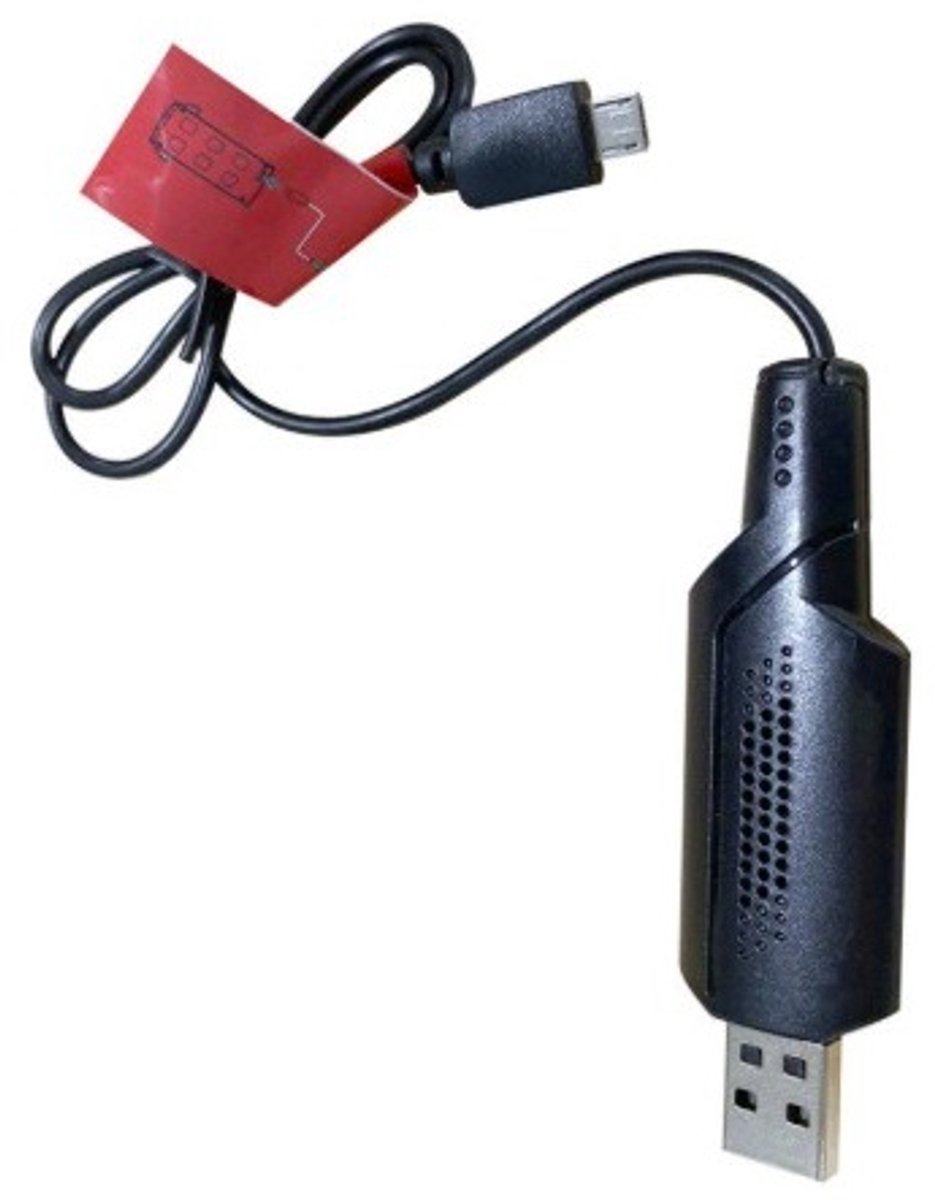 LUXWALLET TT Charge - Oplader voor de TT Drone (S167) - 5V 1-2A - 7.4A 800mA - MICRO USB