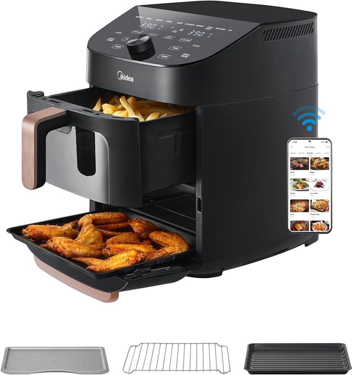 Air fryer MF-CY110A - Heteluchtfriteuse - dubbele stapel - - Air - €162,00