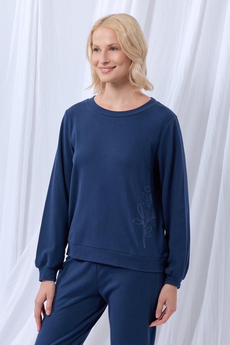 Lords & Lilies lords x lilies Dames pyjama donkerblauw