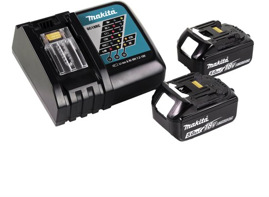 Makita DUB184RT LXT 18V Li-Ion accu bladblazer set (1x 5,0Ah) - 780m³/uur - koolborstelloos van Makita — afbeelding 4