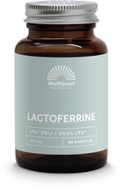 Mattisson - Lactoferrine 95% 300mg - Lichaamseigen Ijzerbindend Eiwit - 60 Capsules