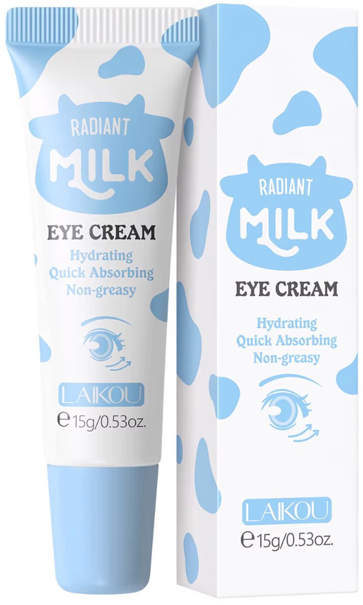 Milk Roll Glow eye serum- Oog serum- Verstevigende Lifting Anti-Rimpels- Gladde Fijne Lijntjes- Hyaluronzuur Reparatie