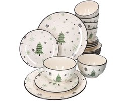 18-delig servies Kerstboom - 23105730